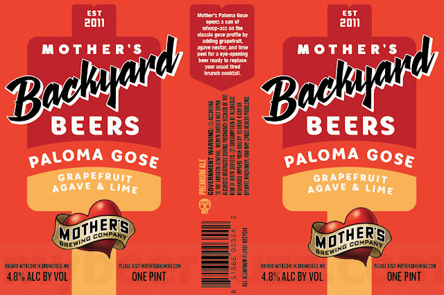 Mother’s Backyard Beers - Green Hop IPA, Black IPA, English Tea Pale, Raspberry Tarte, Blood Orange Saison, Paloma Gose, Lime Gose, Strawberry-Ginger Gose & Smoked Wheat Porter 16oz Cans 10 0 1 96
