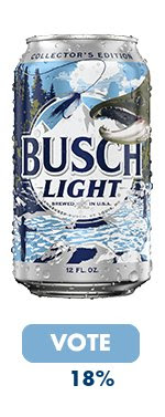 Busch Beer Adding Collector’s Edition Fishing Cans 36 Salmon Busch Fishing Can