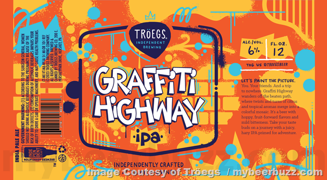 Mybeerbuzz .com Highlights Tröegs Graffiti Highway IPA & DIPA (Review) 13 Tröegs Adding Graffiti Highway IPA & DIPA