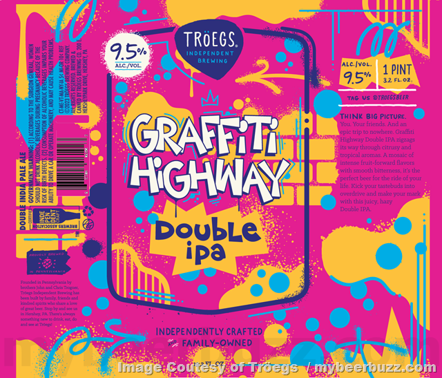Mybeerbuzz .com Highlights Tröegs Graffiti Highway IPA & DIPA (Review) 14 Tröegs Adding Graffiti Highway IPA & DIPA