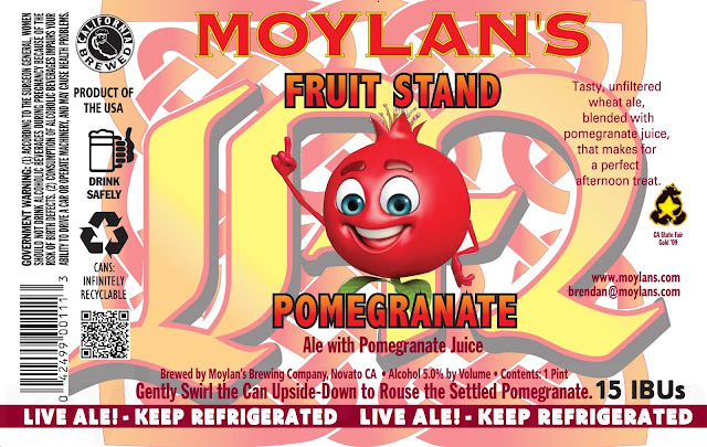 Moylan’s Adding ManGo Crazy Session IPA, Midnight Ritual, Hopgarten Pilsner & Fruit Stand Pomegranate Cans 10 20181212 194545 204