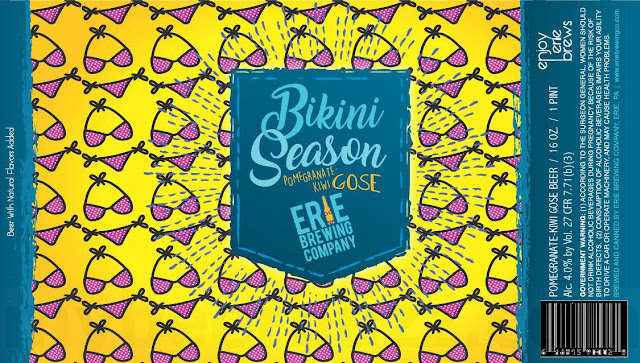 Erie Brewing - Bikini Season Gose, Soleil Shandy, Cherry Bomb, Bathroom On The Right, Final Destination & Reilbender 16oz Cans 12 20190405 085524 94