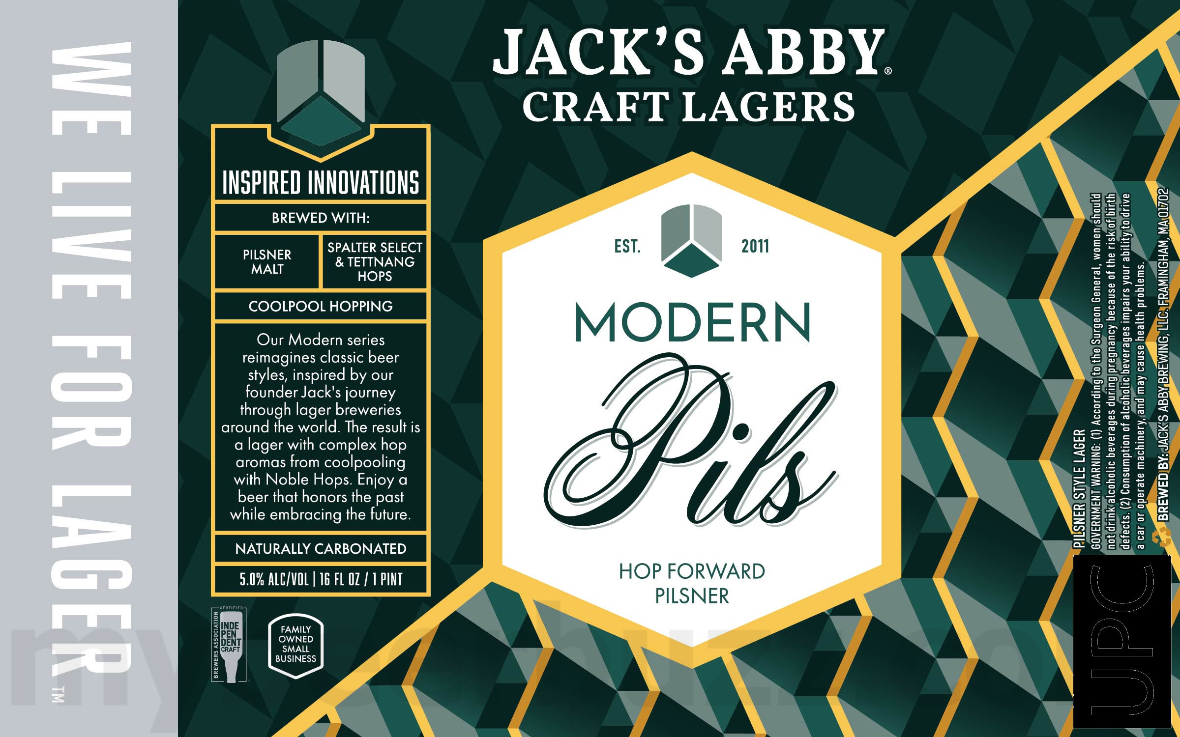 Jack’s Abby Working On Modern Pils & Modern Hefe Jack’s Abby Working On Modern Pils & Modern Hefe