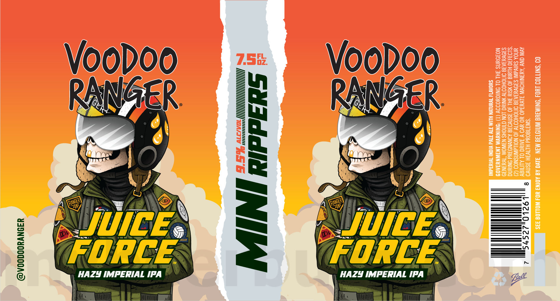 New Belgium Adding Voodoo Ranger Juice Force & Tropic Force Mini Rippers 7.5oz Cans New Belgium Adding Voodoo Ranger Juice Force & Tropic Force Mini Rippers 7.5oz Cans
