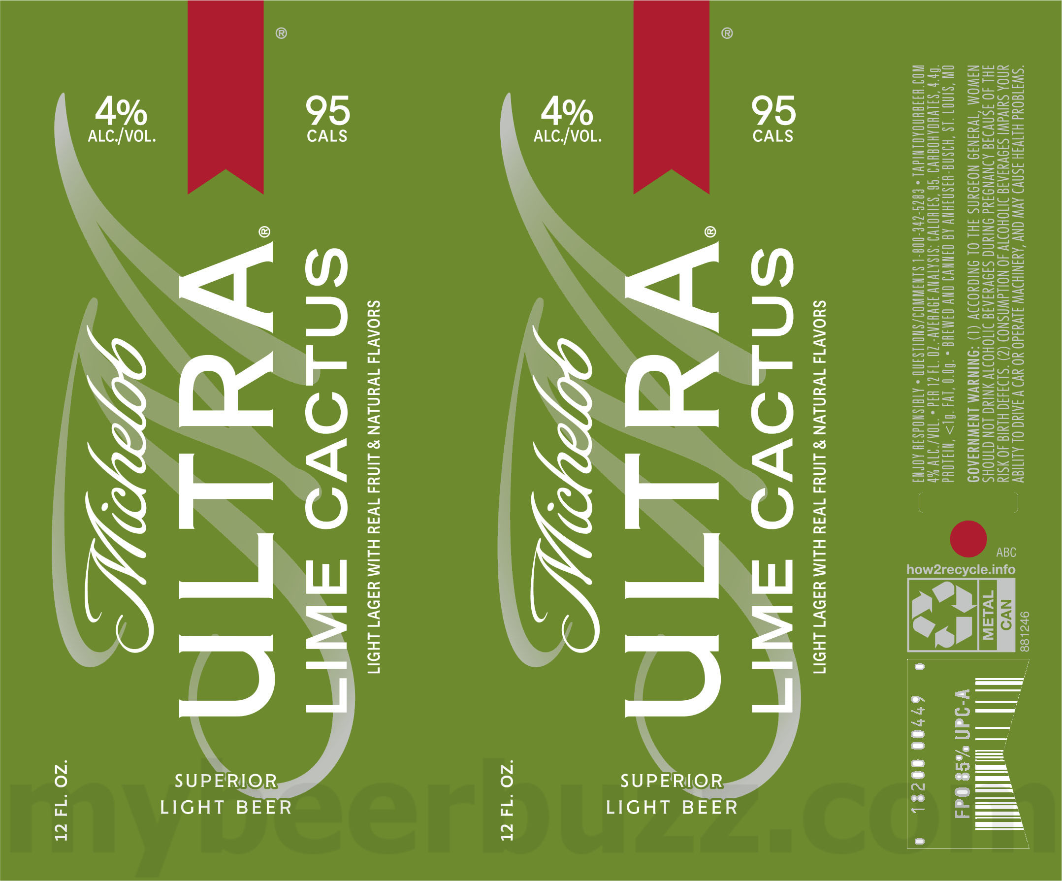 Michelob Updating Ultra Lime Cactus Lager Michelob Updating Ultra Lime Cactus Lager