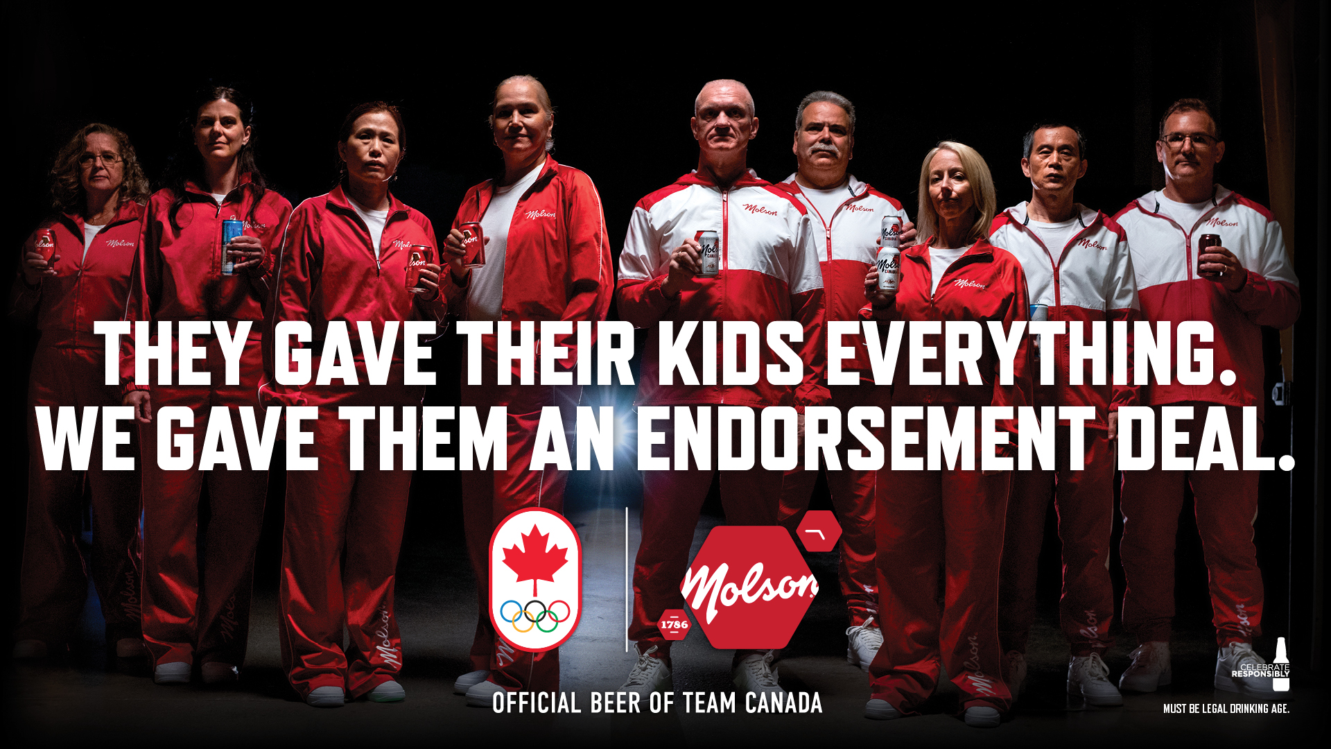 Molson gears up to support Team Canada, as Miller Lite launches new All Stars ad with Mia Hamm 9 29207 MOL Sponsor the Parents Media Stills and Social Batch 3 Creative7 1920 x 1080 EN
