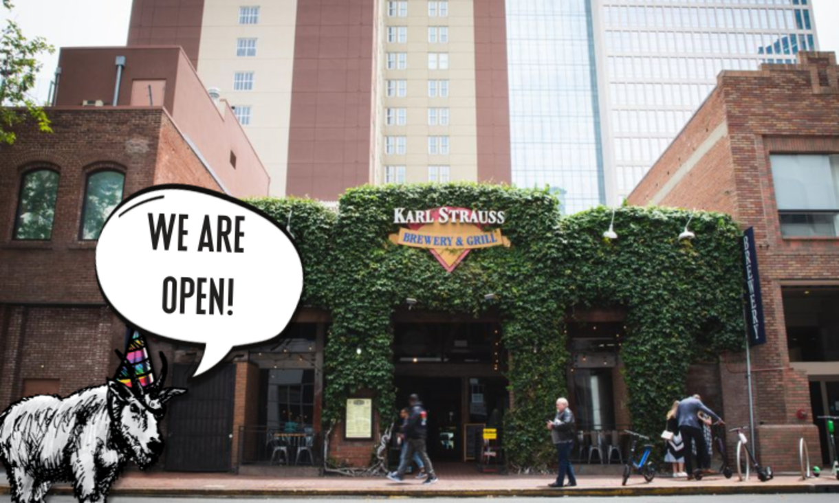 Karl Strauss Original Columbia St San Diego Pub Reopens 11 Karl Strauss Downtown San Diego