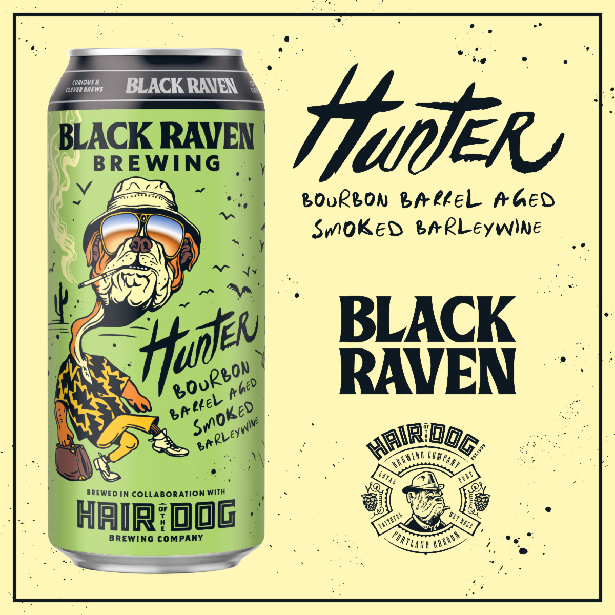 Black Raven Releasing Hunter Bourbon / Rye Barrel Aged Smoked Barleywine 8 50333141 e802 4083 a3a1 0d05bb238e70 1