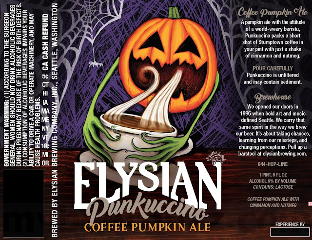 Elysian Dark Knife Pumpkin Schwarzbier, The Great Pumpkin, Punkuccino & Dark O' The Moon Returning For 2019 Elysian Dark Knife Pumpkin Schwarzbier, The Great Pumpkin, Punkuccino & Dark O' The Moon Returning For 2019