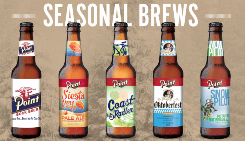 Stevents Point - Snow Pilot Pistachio Nut Brown Ale / Point Light 23 9efe202d f869 42f5 a915 5204efb764ff