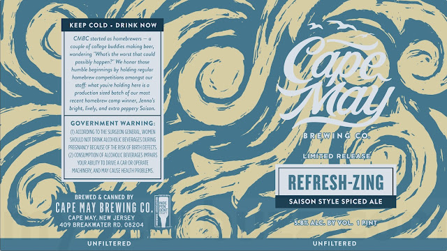 Cape May Brewing - That Cranberry Good Good, Fizz The Season, Refresh-Zing, Crushin' It, Summer Catch, Last Hurrah, Captain May IPA, Storm's Brewin', New Year’s Resolution, Maybe She's Brewed With It, Eminently Drinkable, City To Shore & Krusty’s Partially-Gelatinated Non-Dairy Gum-Based Beverage 15 AAPost 73