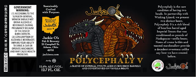 Jackie O’s Adding See Foam IPA Cans / Final Entropy / Polycephaly V / Off The Beaten Path III / Razz Wheat / Gingham / Quatrefoil / Ogee 12 AAPost 75