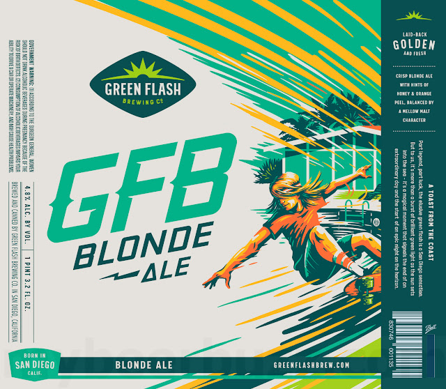 Green Flash Updating GFB Blonde Ale Packaging 19.2oz Cans Green Flash Updating GFB Blonde Ale Packaging 19.2oz Cans
