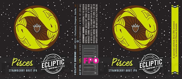 Ecliptic Pisces Strawberry Brut IPA AAPost1 150