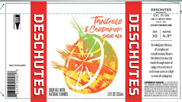 Deschutes Working On Tangelo & Cardamom Sour Ale Deschutes Working On Tangelo & Cardamom Sour Ale