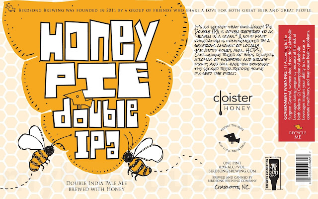 Birdsong Brewing Working On Glowed Up Brut IPA, In Bloom IPA & Honey Pie DIPA Cans 8 AAPost1 208