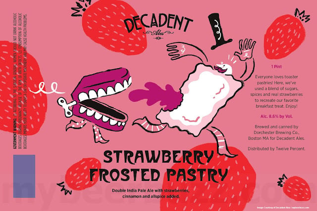 Decadent Ales - Blueberry Pancake, Strawberry Frosted Pastry, Blueberry Frosted Pastry, Strawberry Coconut Smoothie, Oatmeal Raisin Cookie, Snowball, Drink Tropically, Coconut Orange Drink Tropically & Veracity 16oz Cans 21 AAPost1 217