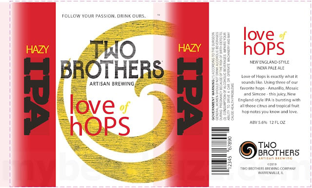 Two Brothers Adding Citra United IPA, Pinch Of Grace & Love Of Hops 10 AAPost1 219