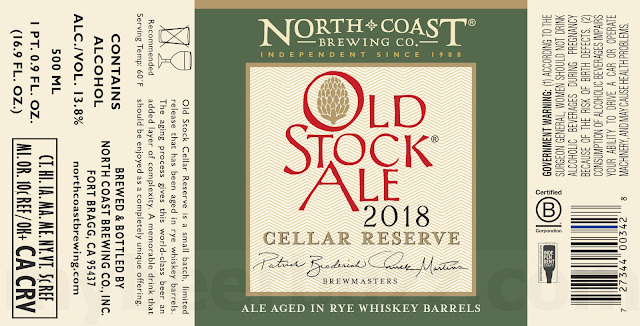 North Coast Adding Passion Fruit-Peach Berliner Weisse & Old Stock Ale 2017 / 2018 / 2019 8 AAPost1 262