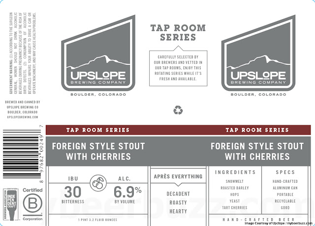 Upslope Black Tea Shandy, Foreign Style Stout w/Cherries, DIPA, West Coast IPA, Grapefruit Radler Coming To Tap Room Series 19.2oz Cans 14 AAPost1 265