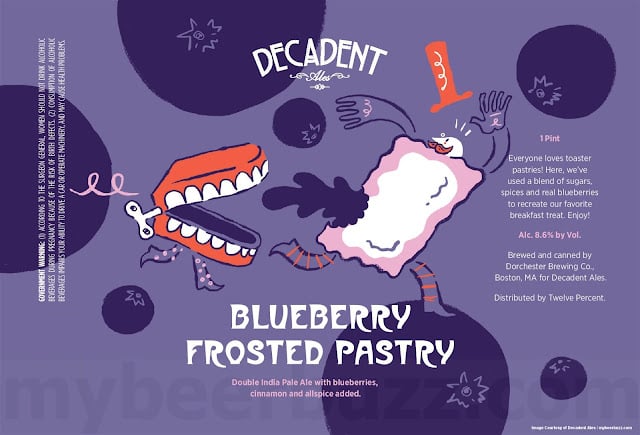 Decadent Ales - Blueberry Pancake, Strawberry Frosted Pastry, Blueberry Frosted Pastry, Strawberry Coconut Smoothie, Oatmeal Raisin Cookie, Snowball, Drink Tropically, Coconut Orange Drink Tropically & Veracity 16oz Cans 22 AAPost2 122