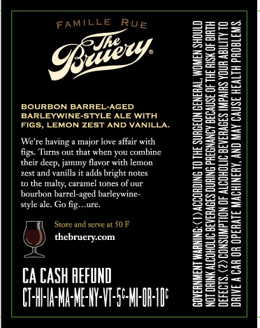 The Bruery Poached Fig BA Barleywine Bottles The Bruery Poached Fig BA Barleywine Bottles