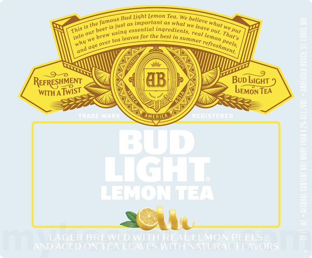 Anheuser Busch Adding Bud Light Lemon Tea Cans & Bottles Anheuser Busch Adding Bud Light Lemon Tea Cans & Bottles