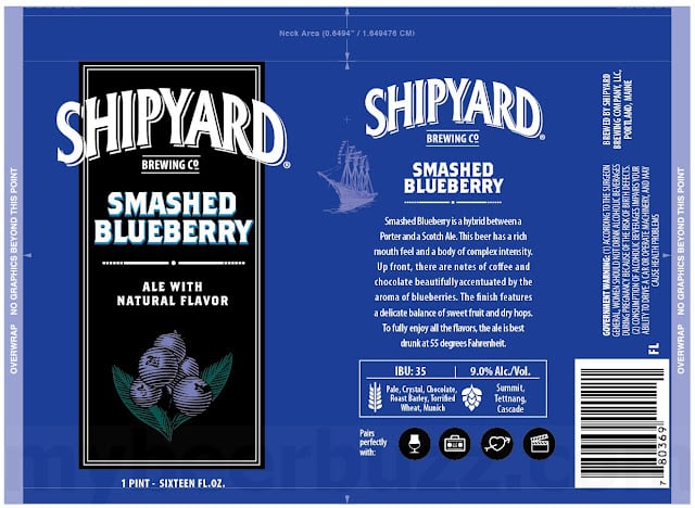 Shipyard Bourbon Barrel Smashed Blueberry & Chocolate Milk Stout 8 AAPost3 28