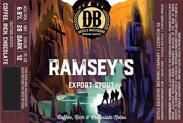 Devils Backbone - Smoke Haus, Ramsey's, Juicy Little Giant, Bell Of Hope, Berliner Metro Weisse, Ancient Grains, Bright, Homeward Hound, One Foot In The Black, Galaxy Fruit, Ein Kolsch, Clifford's Reformation, Morana, Alt Bier, Cattywompus, Kabing, Meadow Bier, Cherry Pie Lager, Camp Cans Cashmere Hop IPA, Barrel-Aged Revenge Of The Mariner, Hayesy, Loved By The Sun, Sour IPA, Bright & Tommy 2 Fists 24 AAPost4 39
