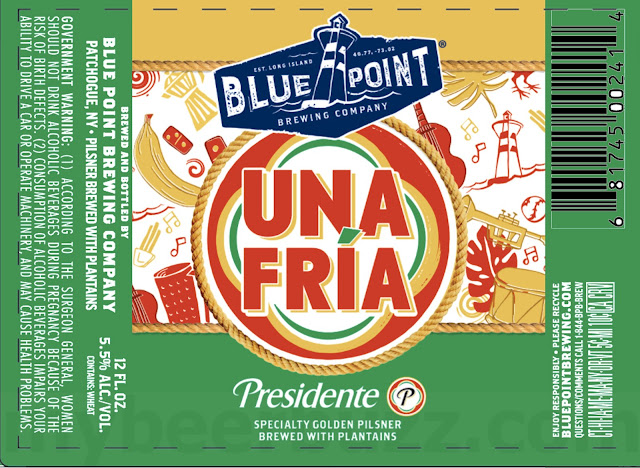 Blue Point - Pinstripe Pils, Summer Friday IPA (Yankees), Winter Ale, Blueberry Ale, Shore Thing, Hoptical Illusion, Mad Sea'd, The IPA We’re Drinkin’ Here, Voters’ Day Off, Bubble Brain, Blackberry Gose, Shore Thing & Honey Robber 21 AAPost4 89