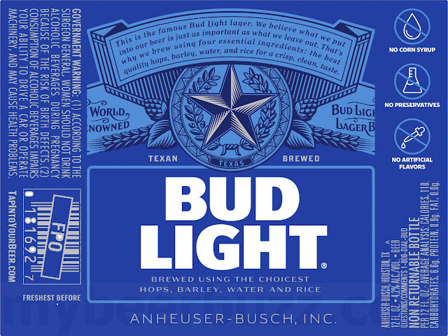 Bud Light Adding “No Corn Syrup” To Packaging Bud Light Adding “No Corn Syrup” To Packaging