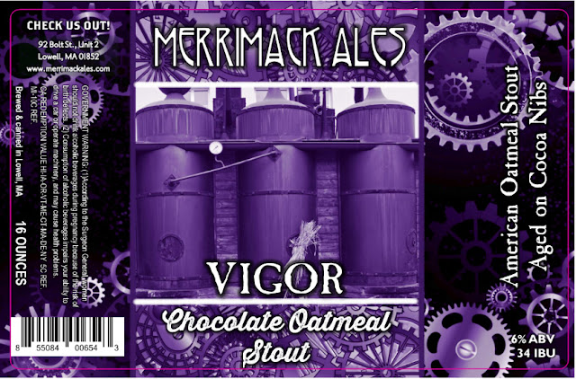 Merrimack Releasing Chocolate Peanut Butter Stout & Vigor Merrimack Releasing Chocolate Peanut Butter Stout & Vigor