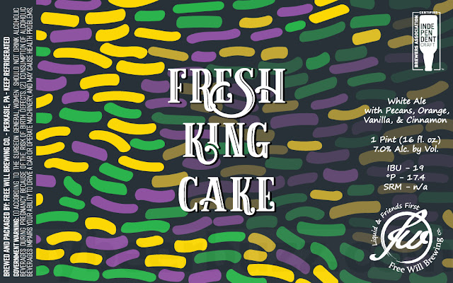 Free Will Brewing - Vanilla C.O.B, Blueberry Mash, Cream Ale, Fresh King Cake, Orchestrated, Tangerine Micromosa, Angel, Erma Xtra, Barrel-Aged Some Kinda Potion, Holo-Graphic Universe & Blood Orange Micromosa 19 AAPost6 102