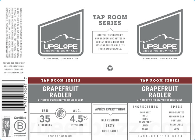 Upslope Black Tea Shandy, Foreign Style Stout w/Cherries, DIPA, West Coast IPA, Grapefruit Radler Coming To Tap Room Series 19.2oz Cans 12 AAPost7 49