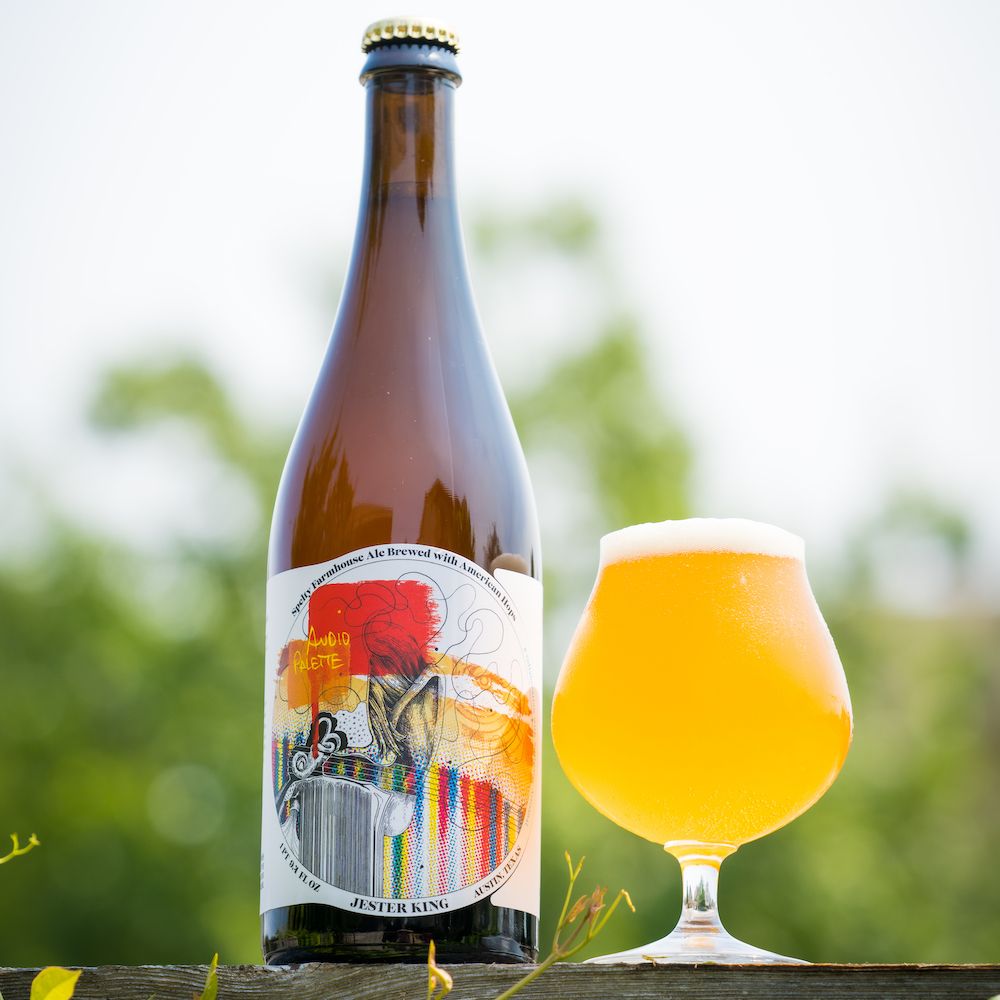 Jester King Releasing SPON Shiso & Fuyu Persimmon, Citrus Foot Direct Batch 2, 2022 SPON Raspberry & Cherry and 2022 Blackberry & Cherry / 2021 Blanc Du Bois / Afield 2021 Cinsaut / Audio Palette / Italian-Style Pilsner 13 AP1.jpeg