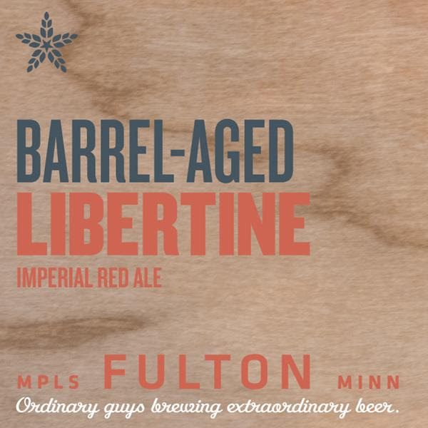 Fulton Beer Releasing Ursa Black IPA Today 9 2014 Fulton Barrel-Aged Libertine label