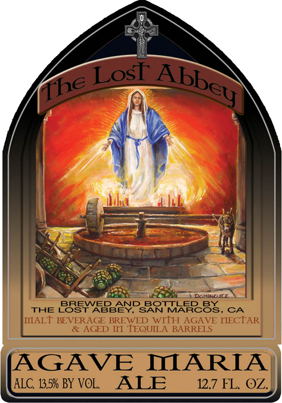 Lost Abbey Tequila Barrel-Aged Agave Maria Coming 3/28 8 Agave Maria ale_single