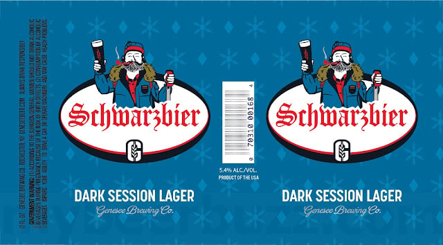 Genesee Adding Schwarzbier Dark Session Lager, Light & Non-Alcoholic Cans 9 Apost1 14