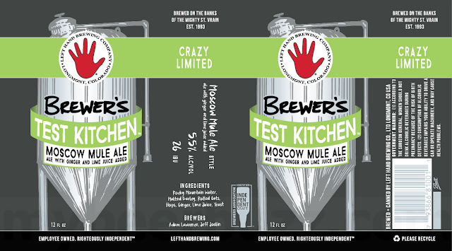 Left Hand Adding Pixan Pepper Porter, Milkshake IPA, Moscow Mule Ale & New Brewers Test Kitchen Black Forest Stout / Rosé Brut IPA 10 Apost1 22