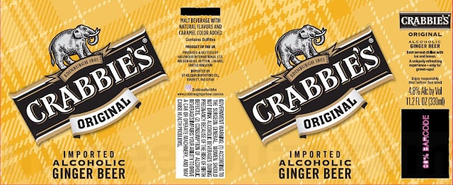 Crabbie’s Original Alcoholic Ginger Beer 11.2oz Cans 10 Apost1 44