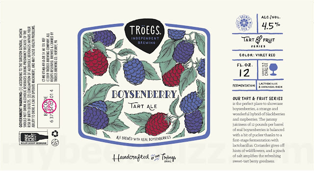 Troegs Boysenberry Tart Ale Coming To Tart & Fruit Series Cans & Bottles / Field Study IPA 8 Apost1 5