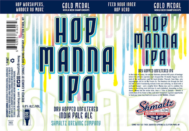 Shmaltz - He’Brew Hop Manna IPA Coming To 12oz Bottles 8 Apost2 40