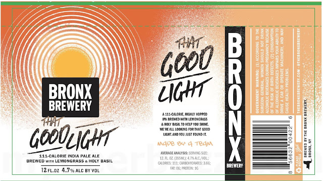 Bronx Brewery - Name This Beer! IPA, Stew Leonard’s Rule 2 IPA, N0 Resolutions IPA, World Gone Hazy IPA, Palisades, That Good Light, Mashing Up The World, World Gone Hazier Boom Boom, Concrete Peaks, On And On, My Berry Own IPA, Well Earned, Steep Aside, Where You Stand, Summer IPA, Heavy Fennel, Up & Comers and Holy Mother of Citrus 12 Apost3 12