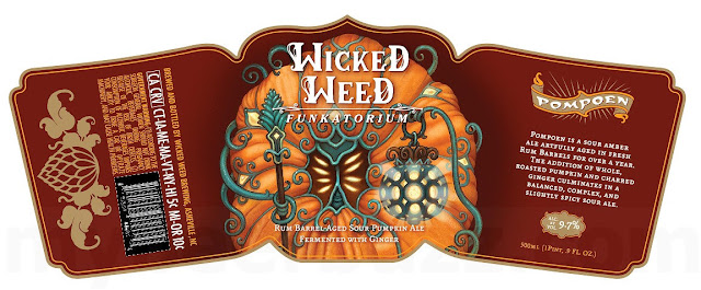 Wicked Weed Pompoen, Freak Of Nature & Pernicious Return 9 Apost4 1