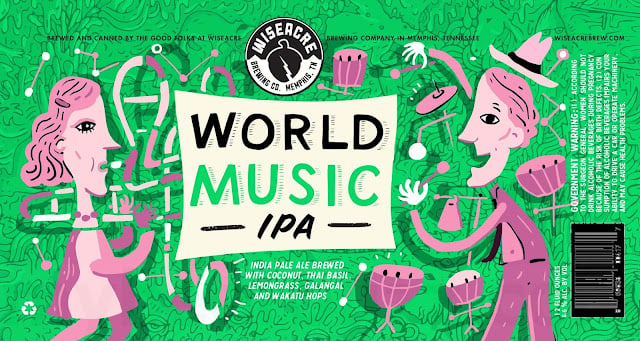 Wiseacre Brewing - The Beach Within Reach, Apricot! The Beach Within Reach, Egbert IPL, Gerty, World Music IPA, Tacky & Prank Calls To Satan 13 Apost4 4