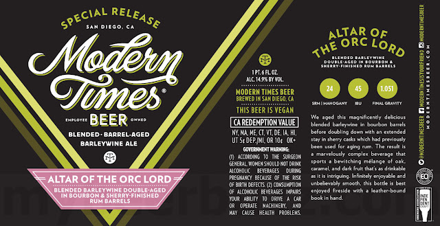 Modern Times & Hawkshead Brewery Collaborate On Yellow / - Devil’s Teeth Nitro / Altar Of The Orc Lord / Glimmer Void 11 Apost5 2