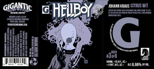 666 Cases of Hellboy Beer On Tap from Gigantic Brewing & Dark Horse Comics 666 Cases of Hellboy Beer On Tap from Gigantic Brewing & Dark Horse Comics