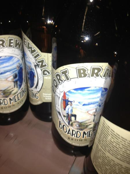 Port Brewing - Board Meeting Brown Ale Bottling Today 8 Embedded image permalink