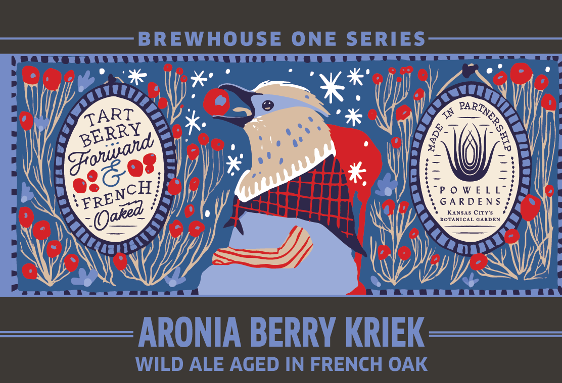 Boulevard Introduces Brewhouse One: Aronia Berry Kreik Ale 16 BLVD24 Aronia Berry Kriek label cropped 1 1