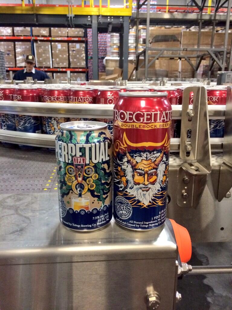 Troegs 16oz Troegenator Cans Filling Today 8 Embedded image permalink
